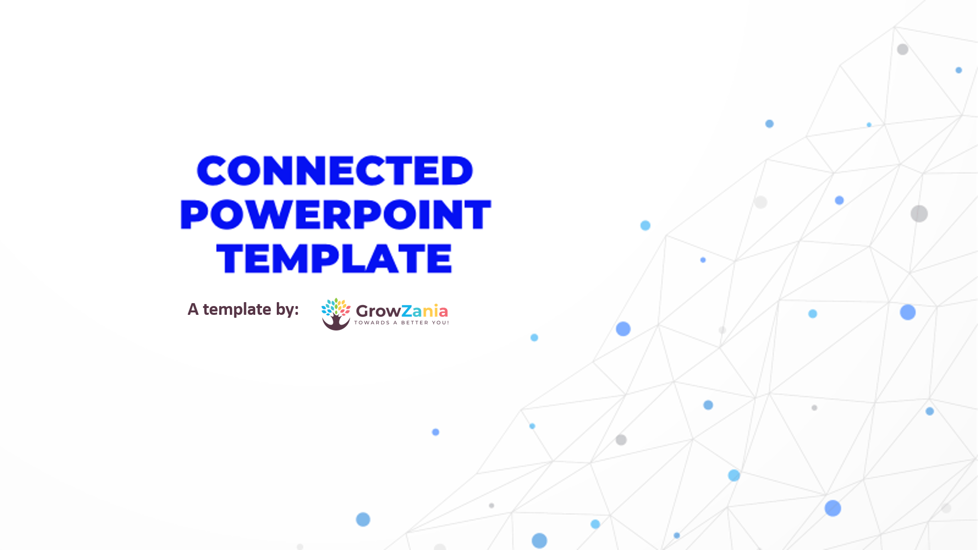 Connected - Free Minimalist PowerPoint Template for your presentation