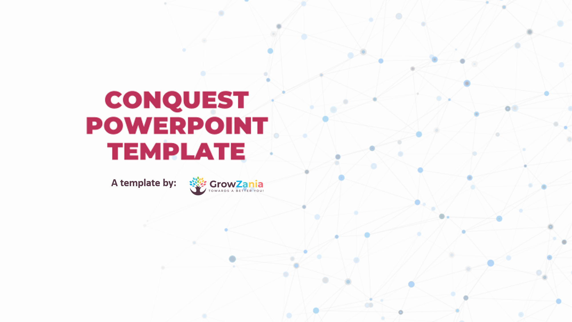 Conquest - Free Minimalist PowerPoint Template for your presentation