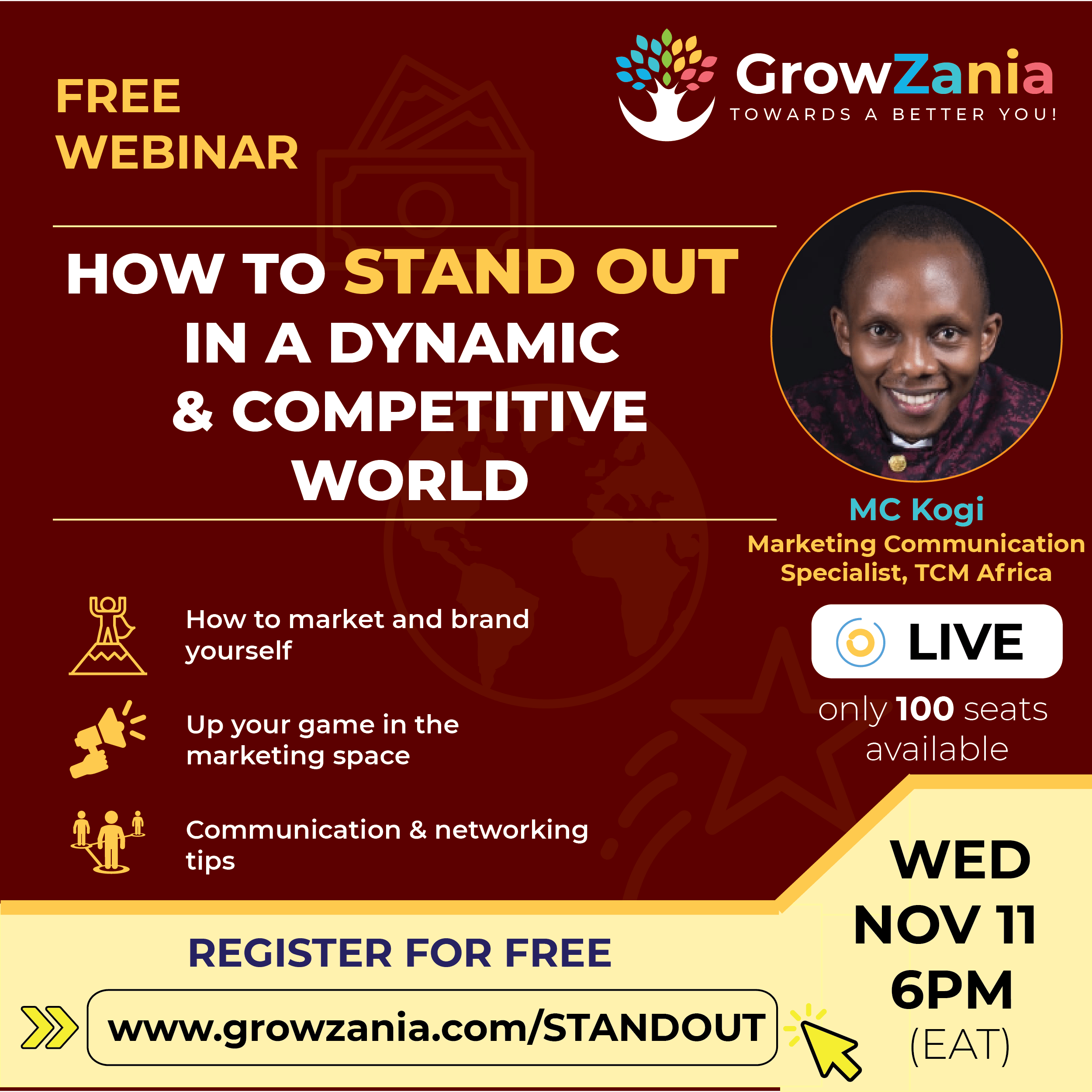 Read more about the article RECORDING: How to stand out in a dynamic and competitive world – November 11th 2020