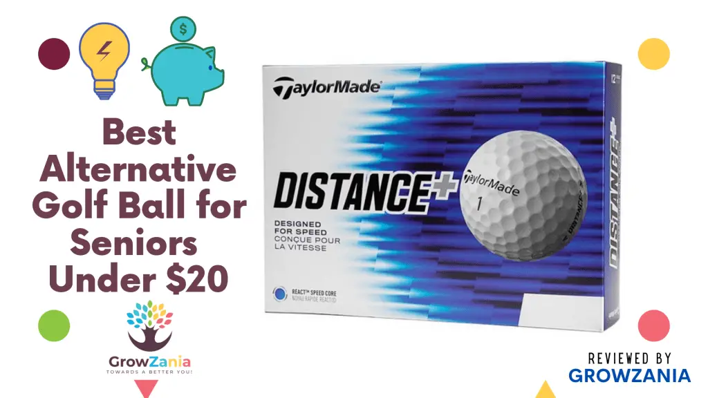 Best Alternative Golf Ball for Seniors Under $20: TaylorMade Distance Plus Golf Balls