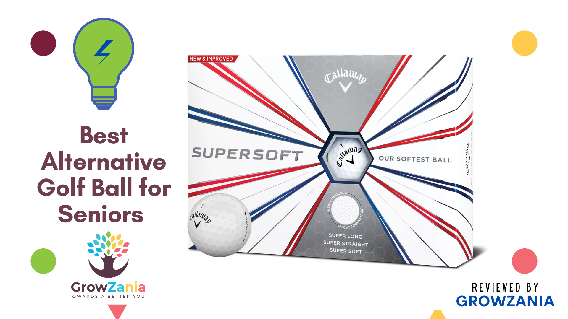 best golf balls for seniors 60