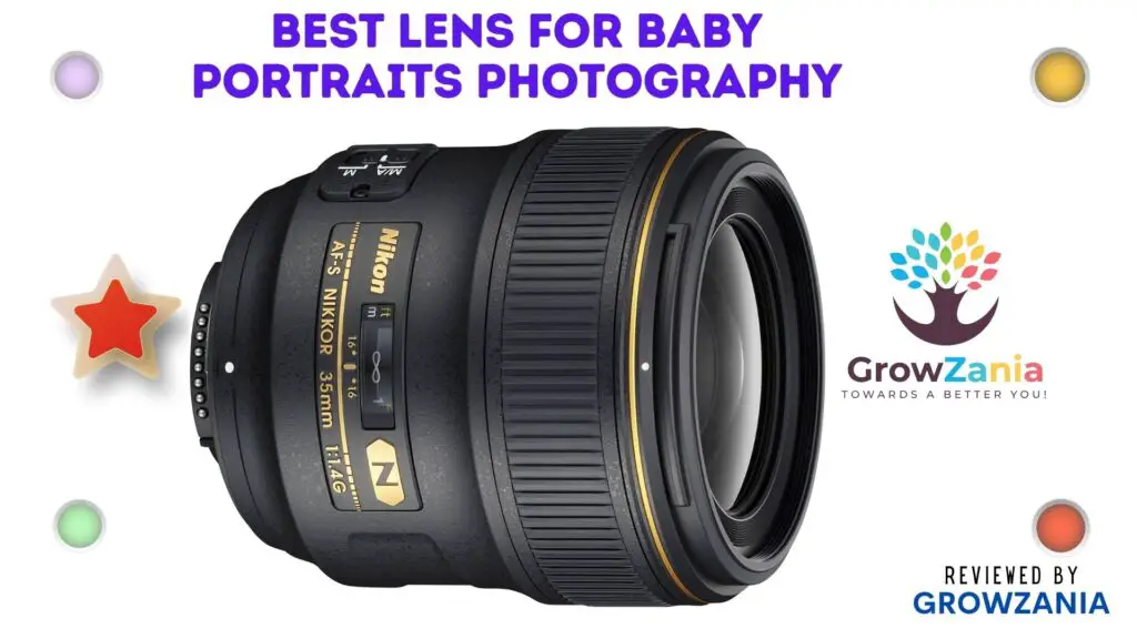 Best Lens for Baby Portraits Photography - Nikon AF FX NIKKOR 35mm f/1.4G Lens