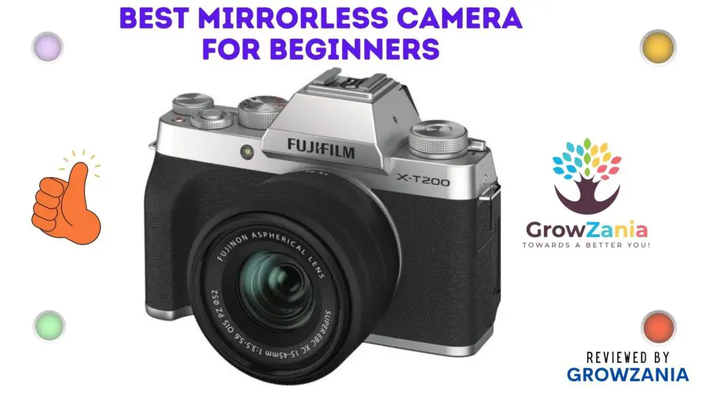 Best Mirrorless Camera for Beginners - Fujifilm X-T200 Mirrorless Digital Camera