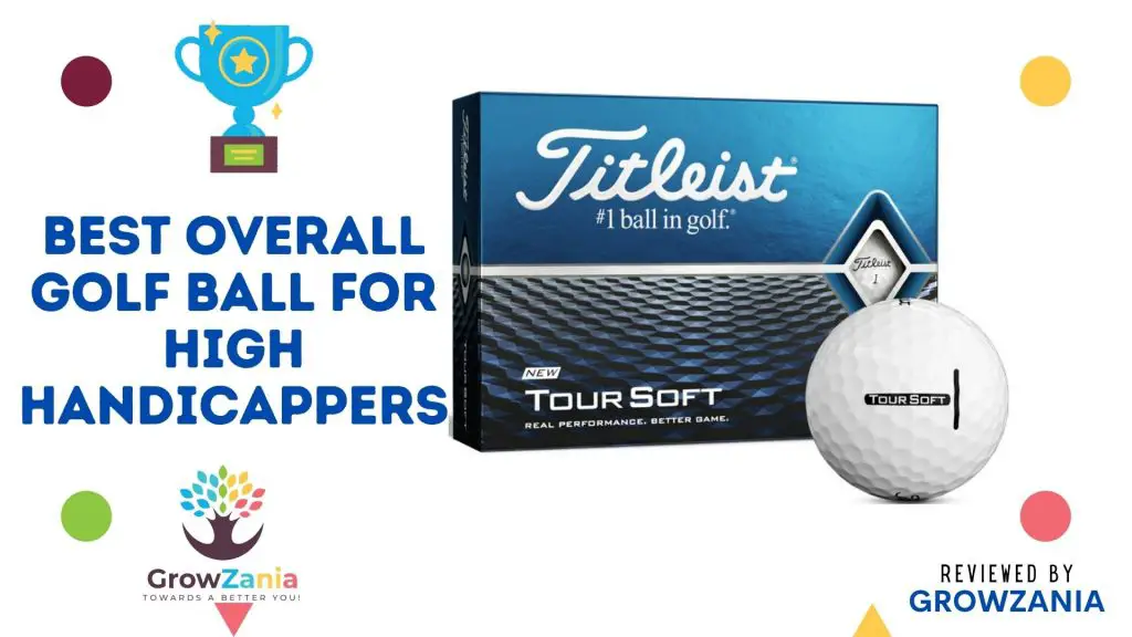 Best Overall Golf Ball for High Handicappers: Titleist Tour Soft Golf Balls