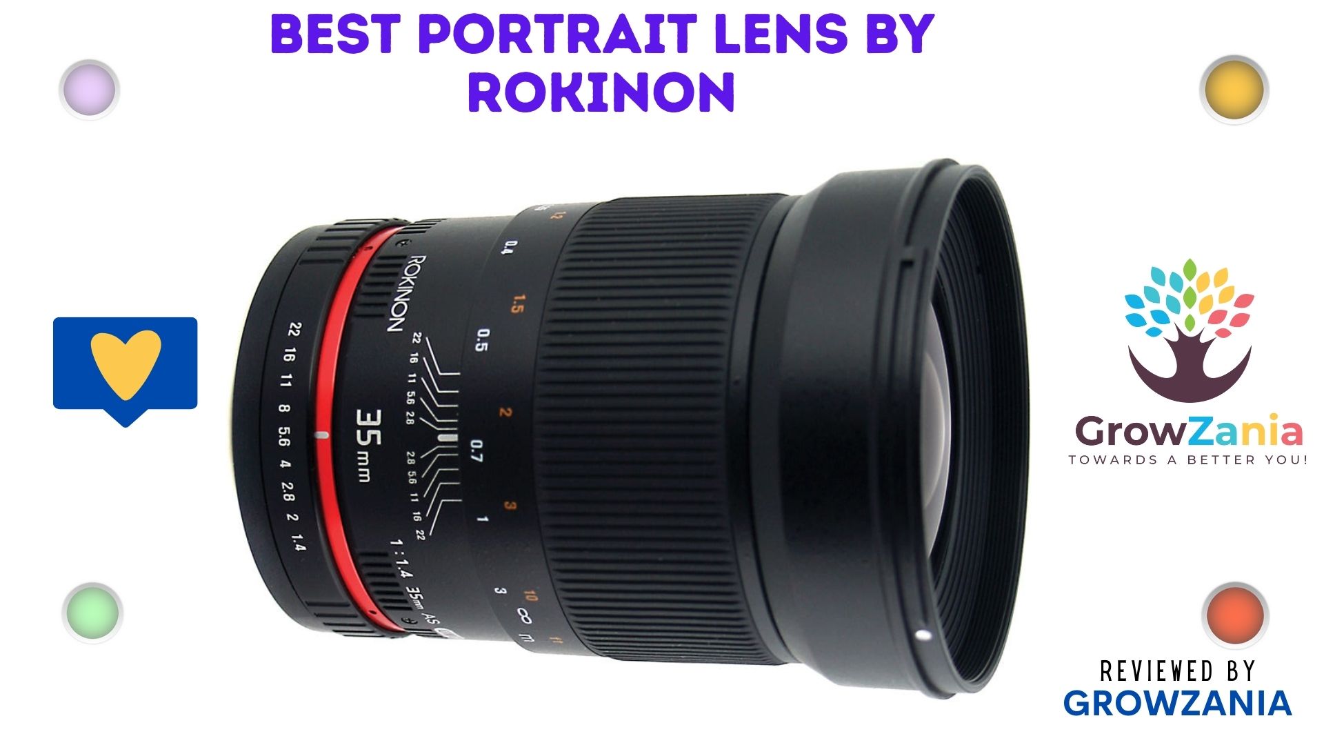 Rokinon 35mm f/1.4 US UMC Lens