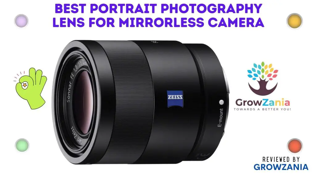 Best Portrait Photography Lens for Mirrorless Camera - Sony FE Carl Zeiss Sonnar T* 55mm F1.8 ZA Lens