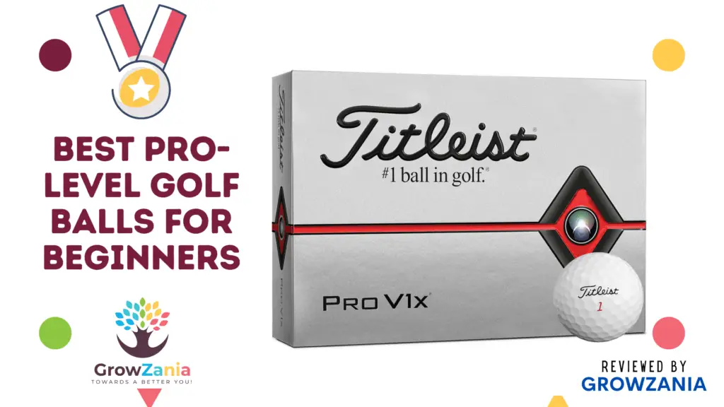 Best Pro-Level Golf Balls for Beginners: Titleist Pro V1x Golf Balls