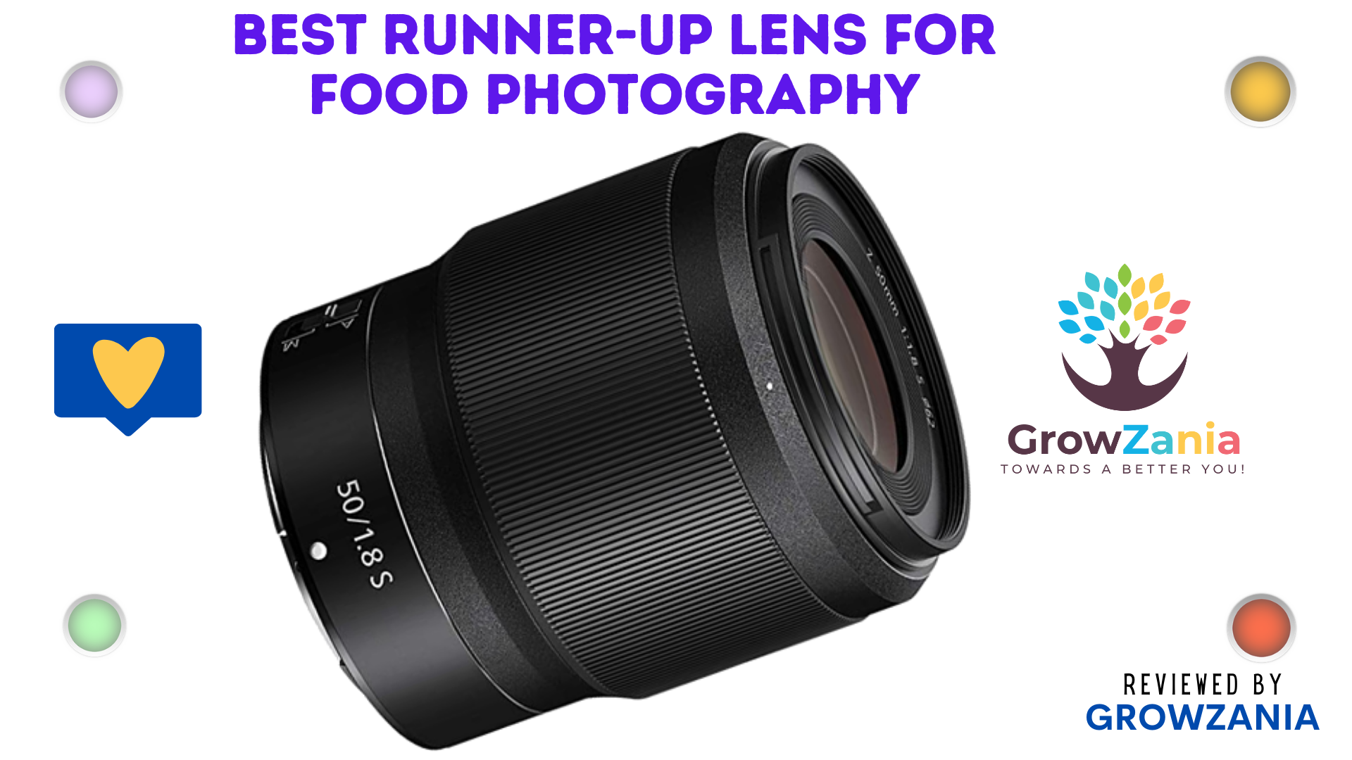 Best runner-up lens for food photography