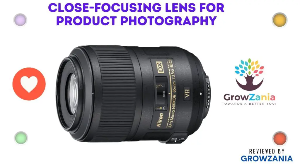 Close-Focusing Lens for Product Photography - Nikon AF-S DX 85mm f/3.5G Micro