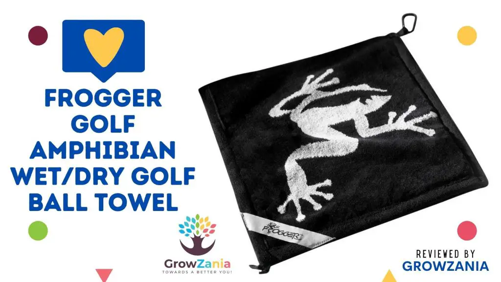 Frogger Golf Amphibian Wet/Dry Golf Ball Towel