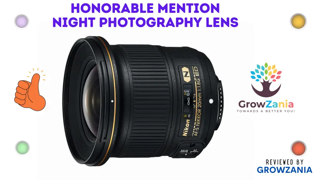 Honorable Mention Night Photography Lens