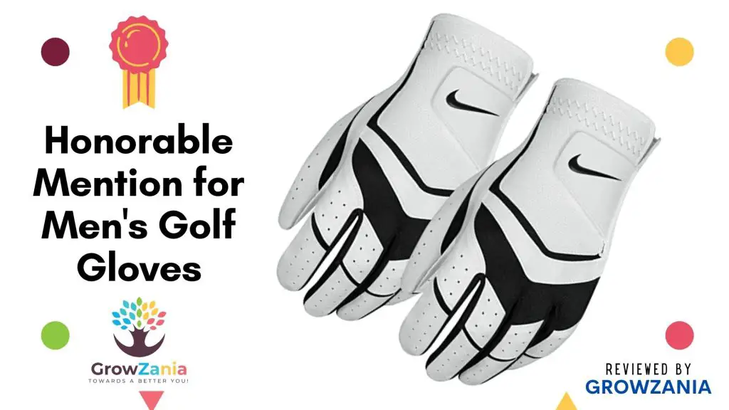 Honorable Mention for Men's Golf Gloves: Nike Men's Dura Feel IX Golf Gloves