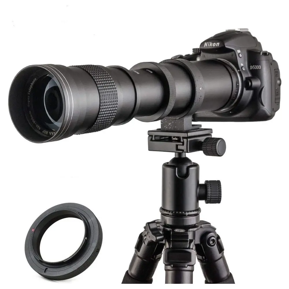 JINTU 420-800mm F8.3 HD Manual Focus Telephoto Zoom Lens