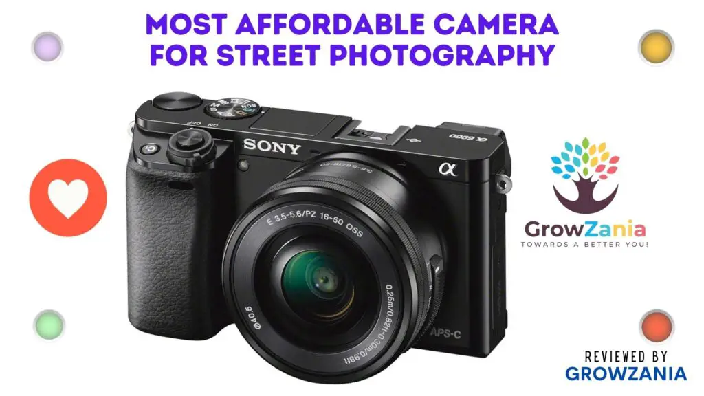 Most Affordable Camera for Street Photography - Sony Alpha A6000 Mirrorless Camera