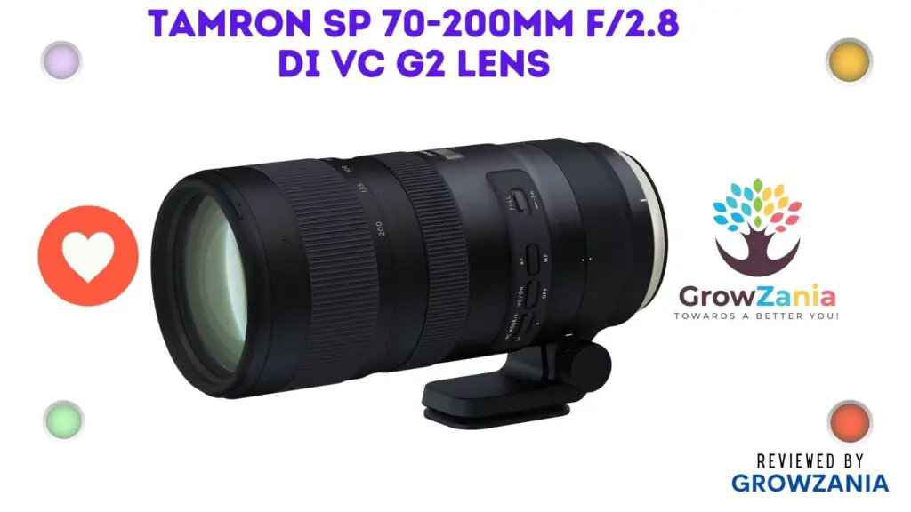 Tamron SP 70-200mm F/2.8 Di VC G2 lens