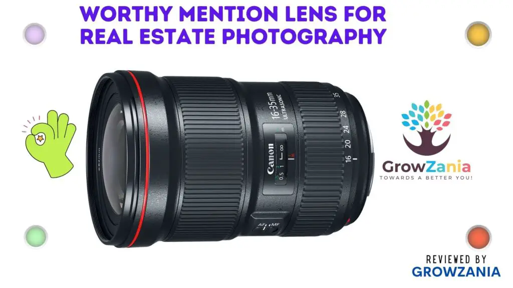 Worthy Mention Lens for Real Estate Photography - Canon EF 16-35mm f/2.8L II USM