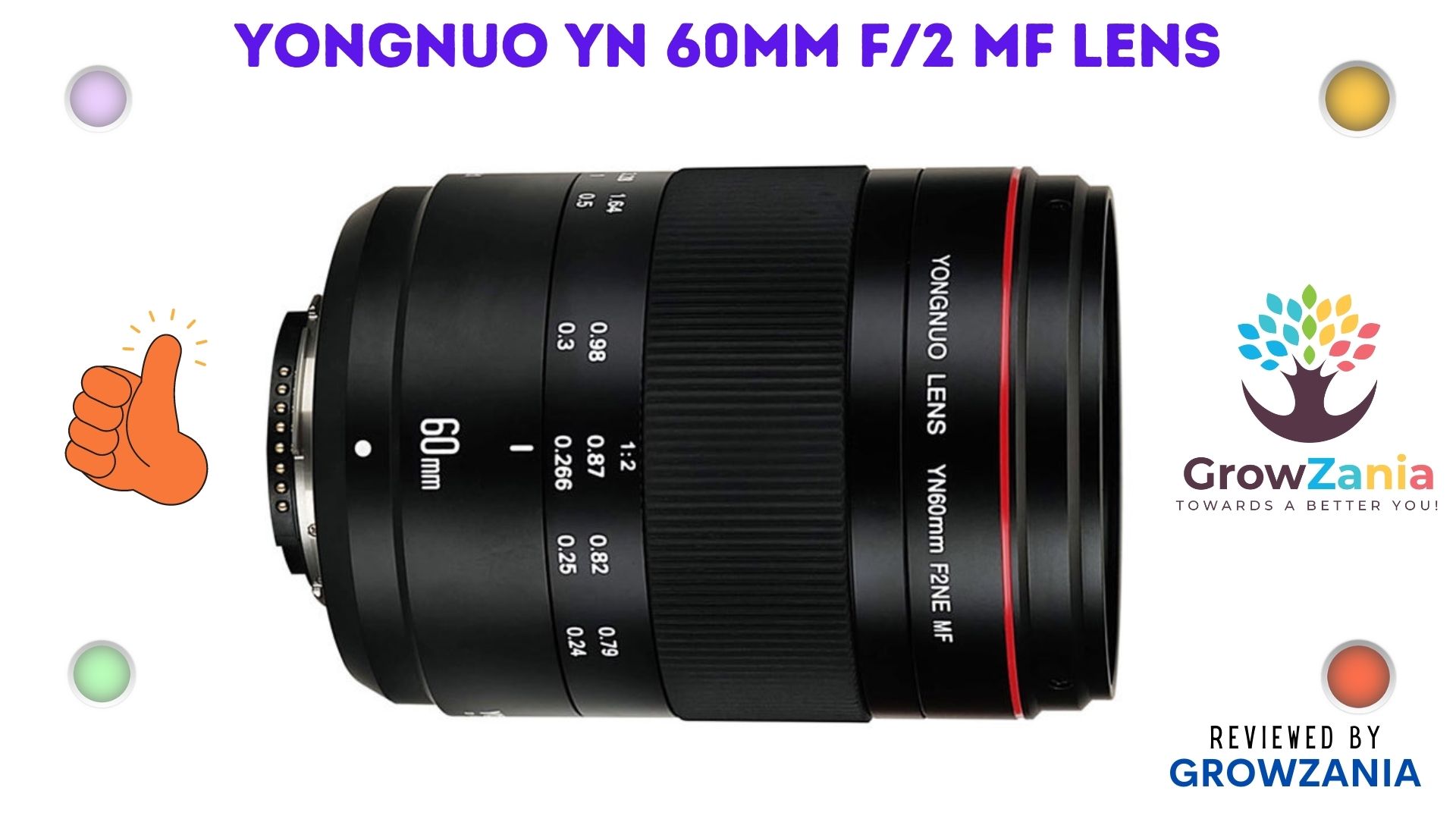Yongnuo YN 60mm f/2 MF Lens