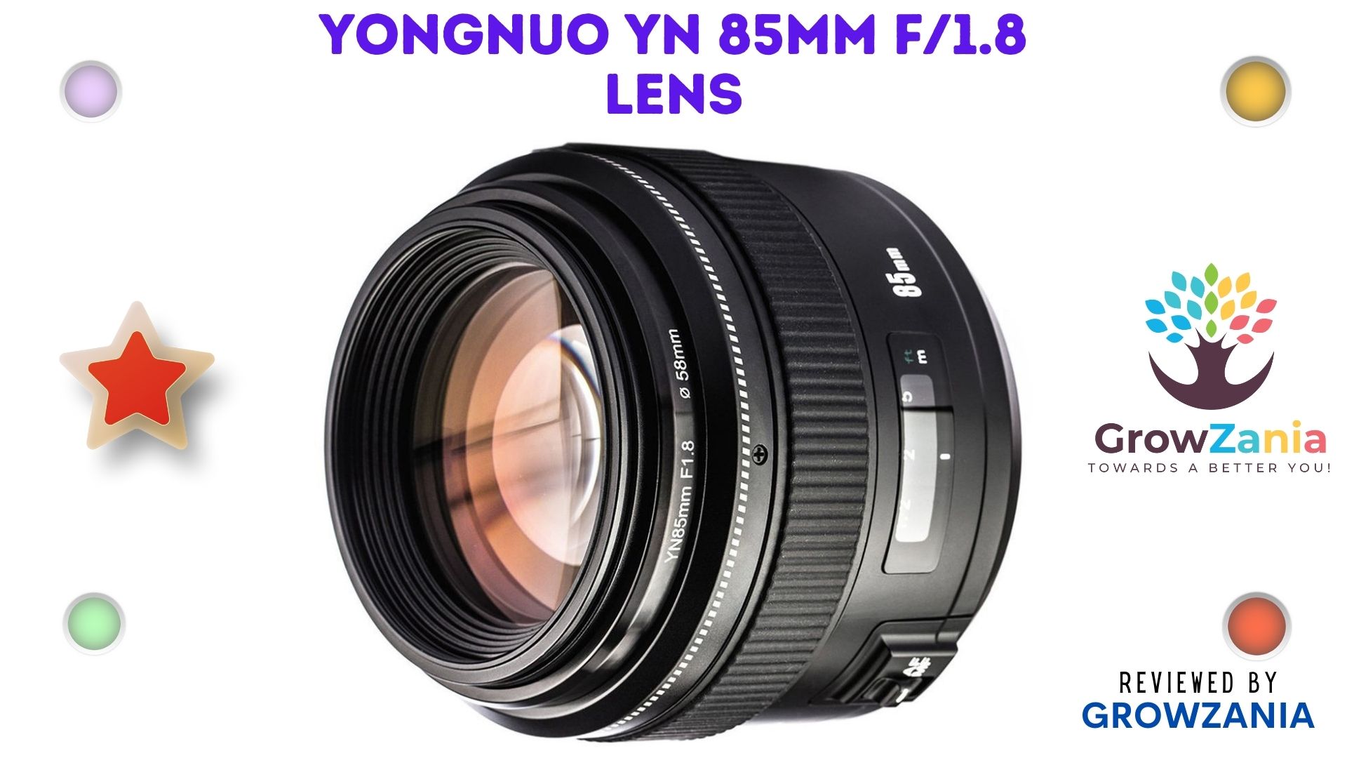 Yongnuo YN 85mm f/1.8 Lens