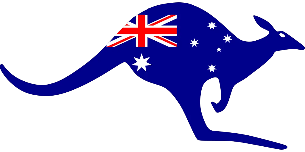 australia, kangaroo, symbol