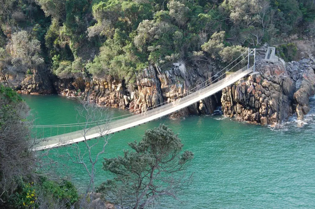 suspension bridge, south africa, cable
